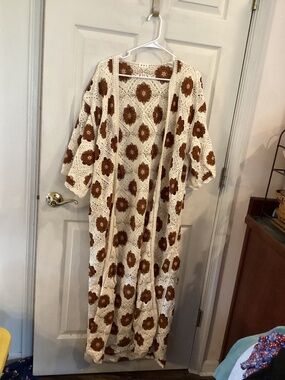 NWOT POL LONG CARDIGAN ONE SIZE